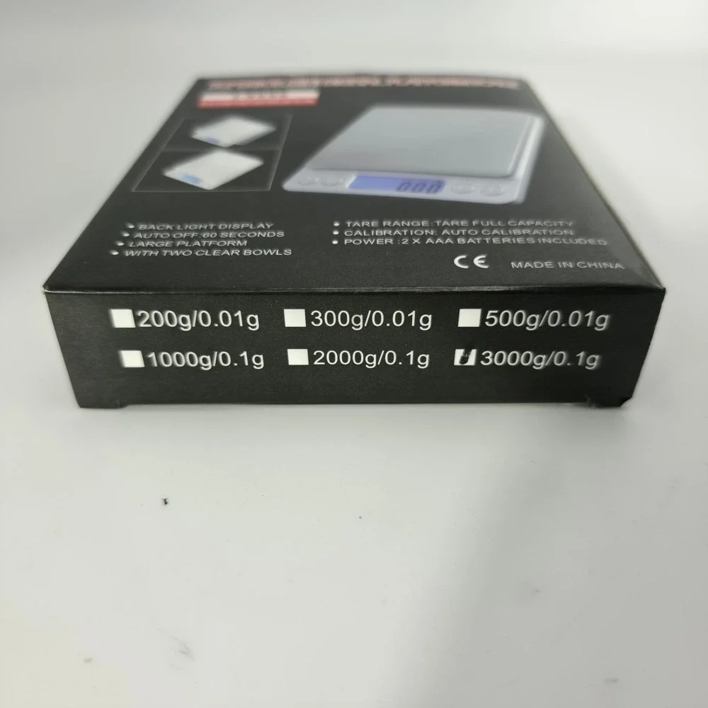 Superior I-2000 Digital Platform Scale 3000g 0.1g Silver New Backlit LCD